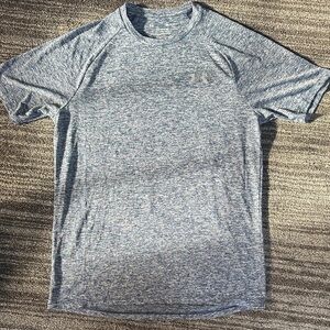 Under Armour Heathered Blue Short Sleeve Tee The Tech Tee